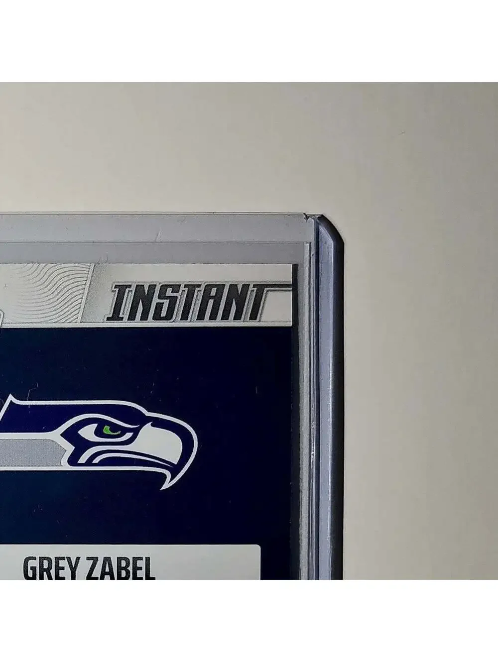 Grey Zabel Rookie 2026 Panini NFL Super Bowl LIX Champions #12 Card Seahawks